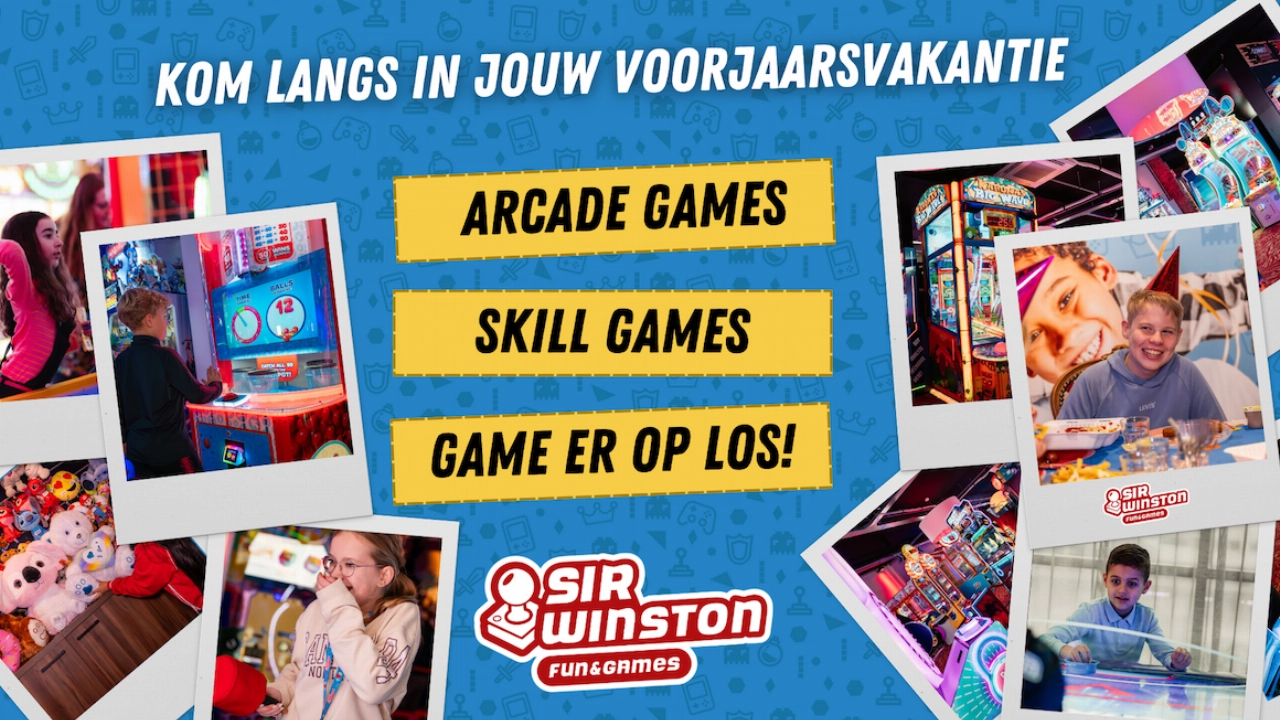 Beleef een super voorjaarsvakantie bij Sir Winston Fun & Games