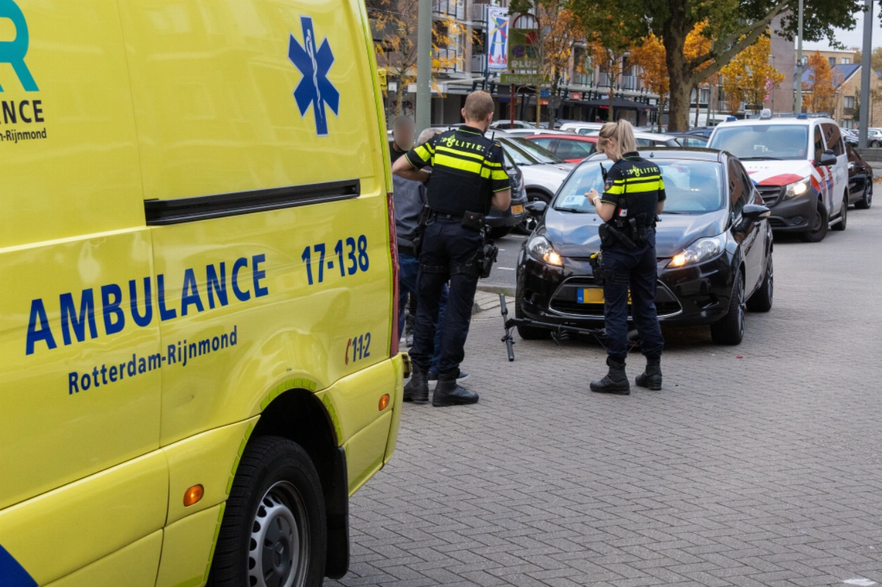 Jongetje op elektrische step aangereden