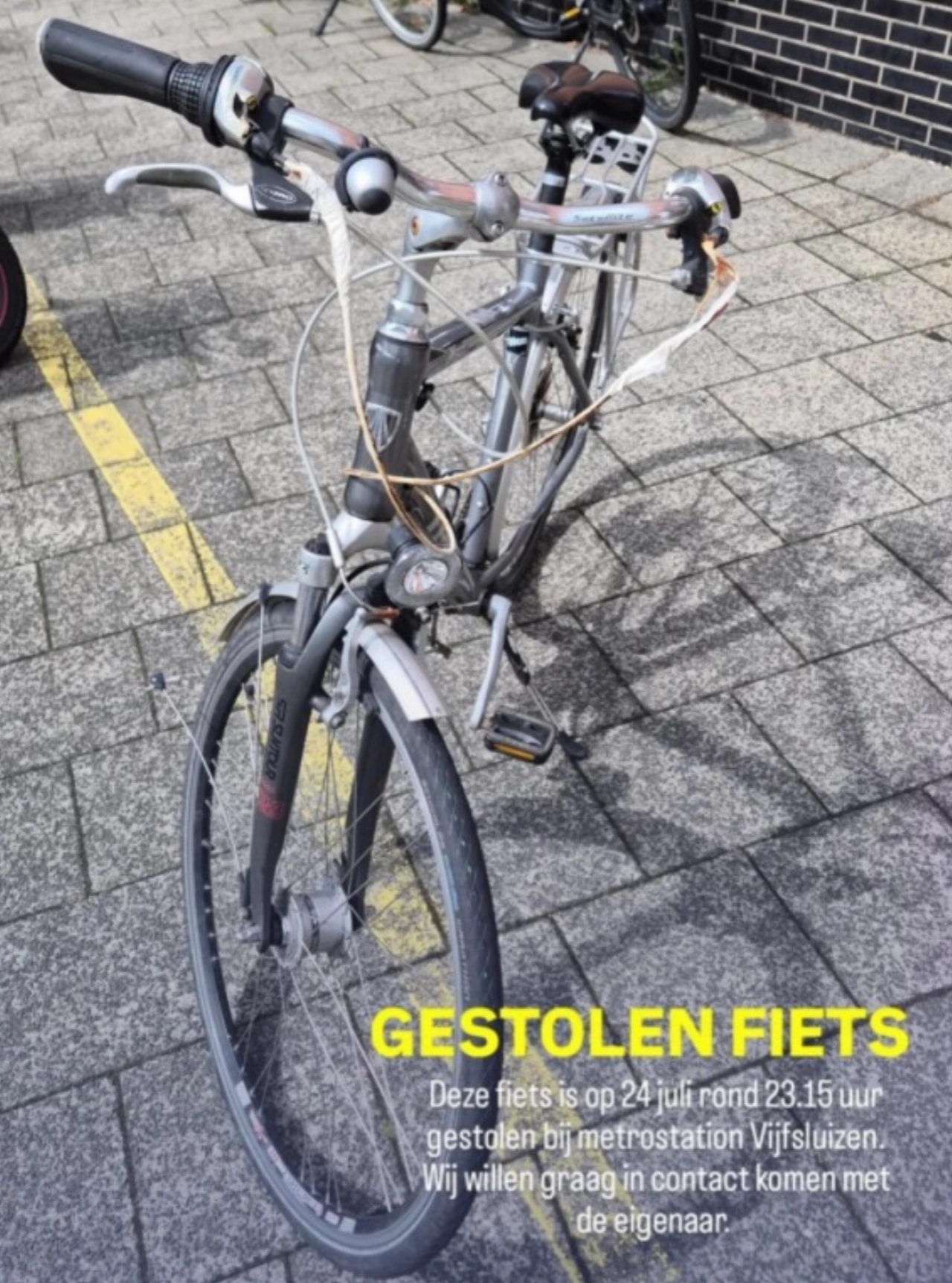 Politie zoekt eigenaar gestolen fiets