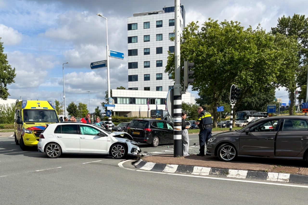 Aanrijding in spits zorgt voor oponthoud