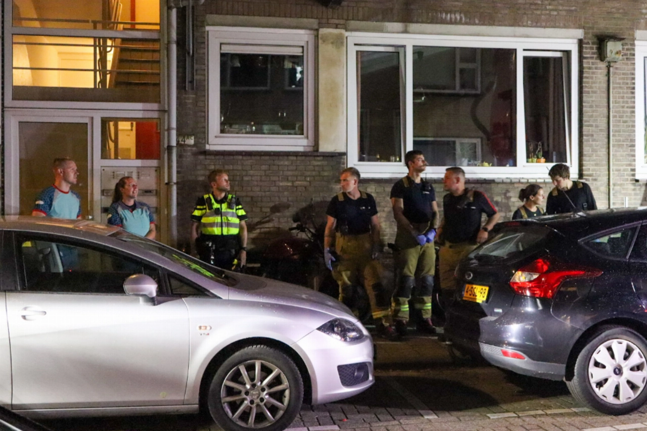 Inbreker van dak geplukt