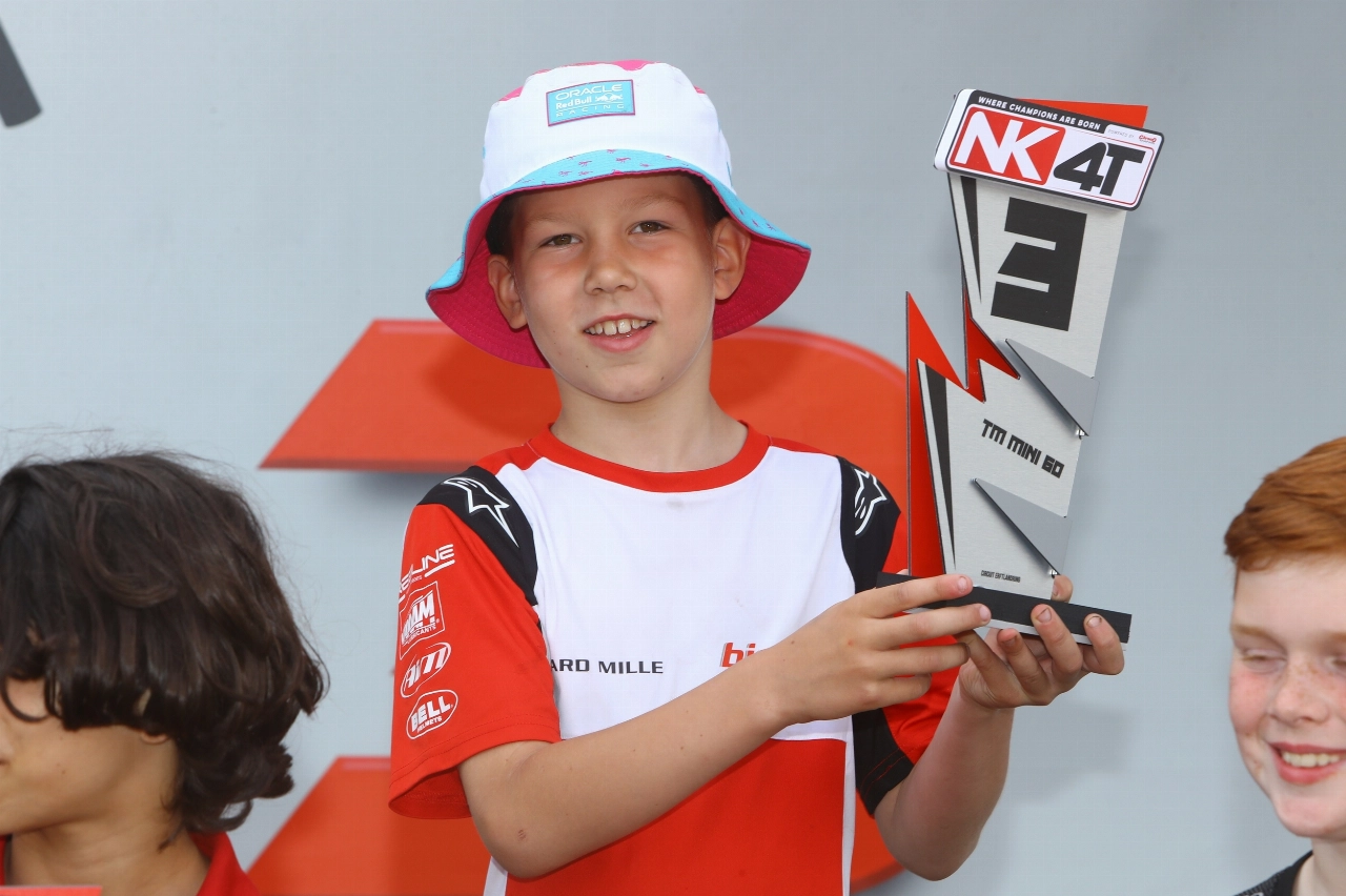 Eerste NK-podiumplaats voor jong Schiedams karttalent