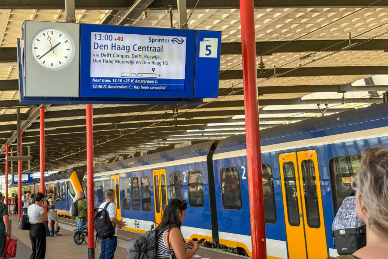 Treinverkeer rond Schiedam Centrum ligt vrijwel volledig stil