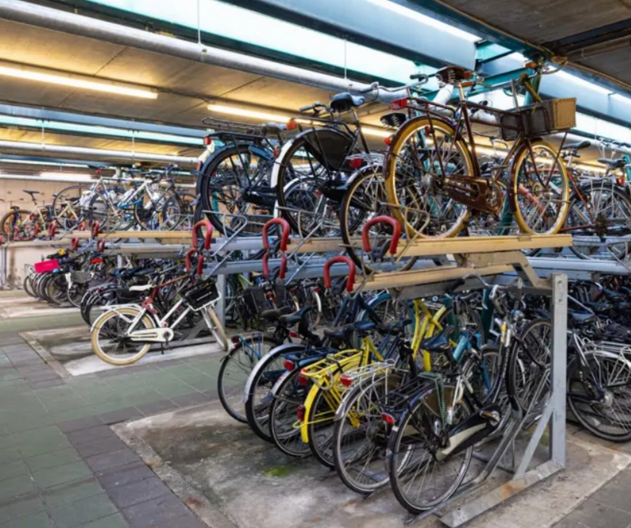 Fietsen krijgen ruimte in stalling station