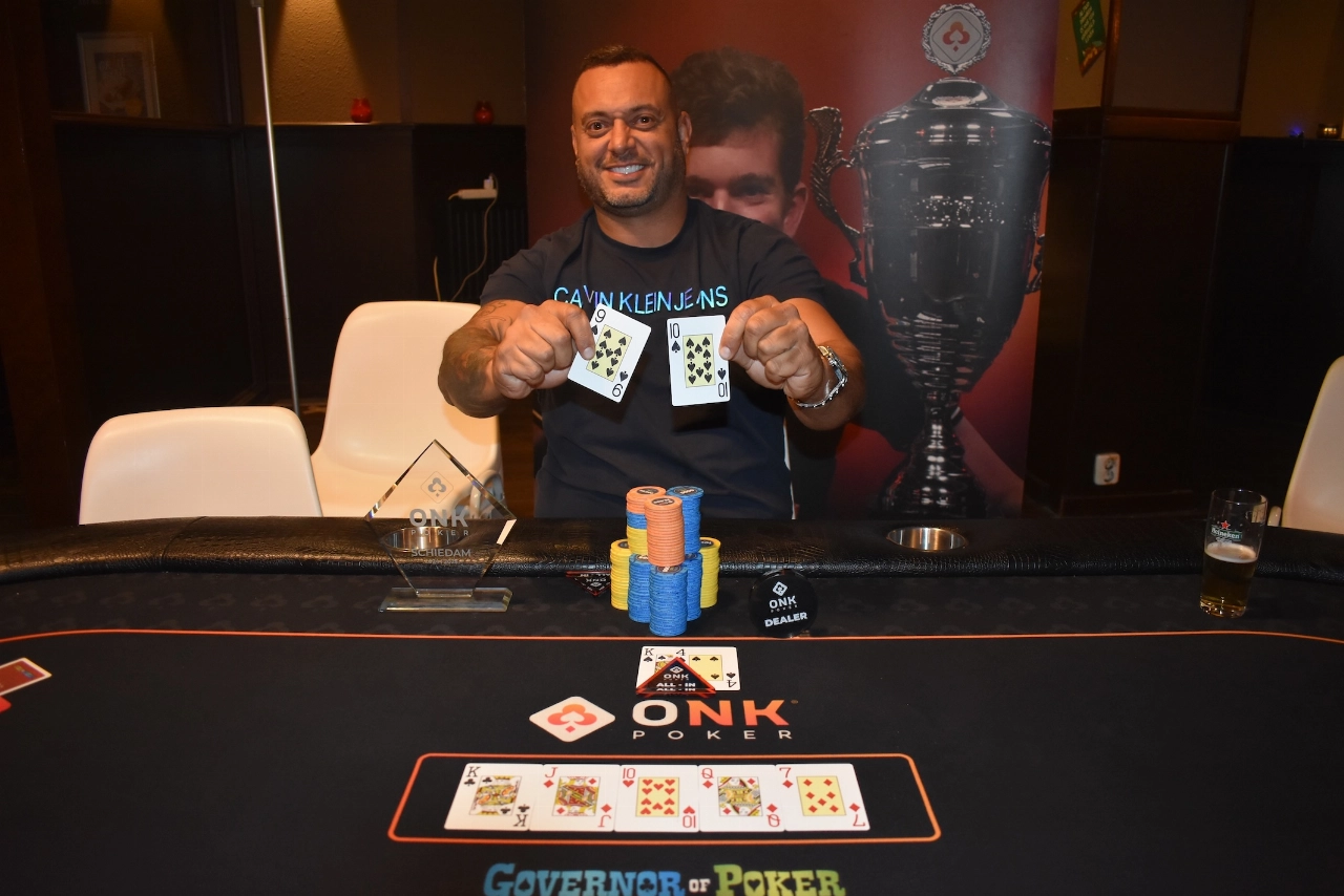 Schiedammer kwalificeert zich voor finale ONK-poker