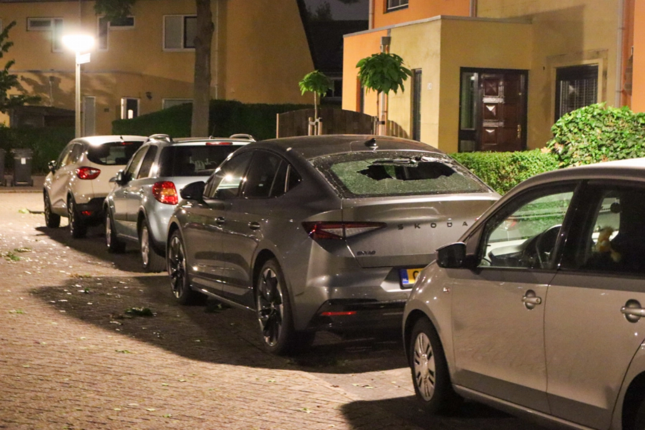 Man vernielt auto's en wordt aangehouden