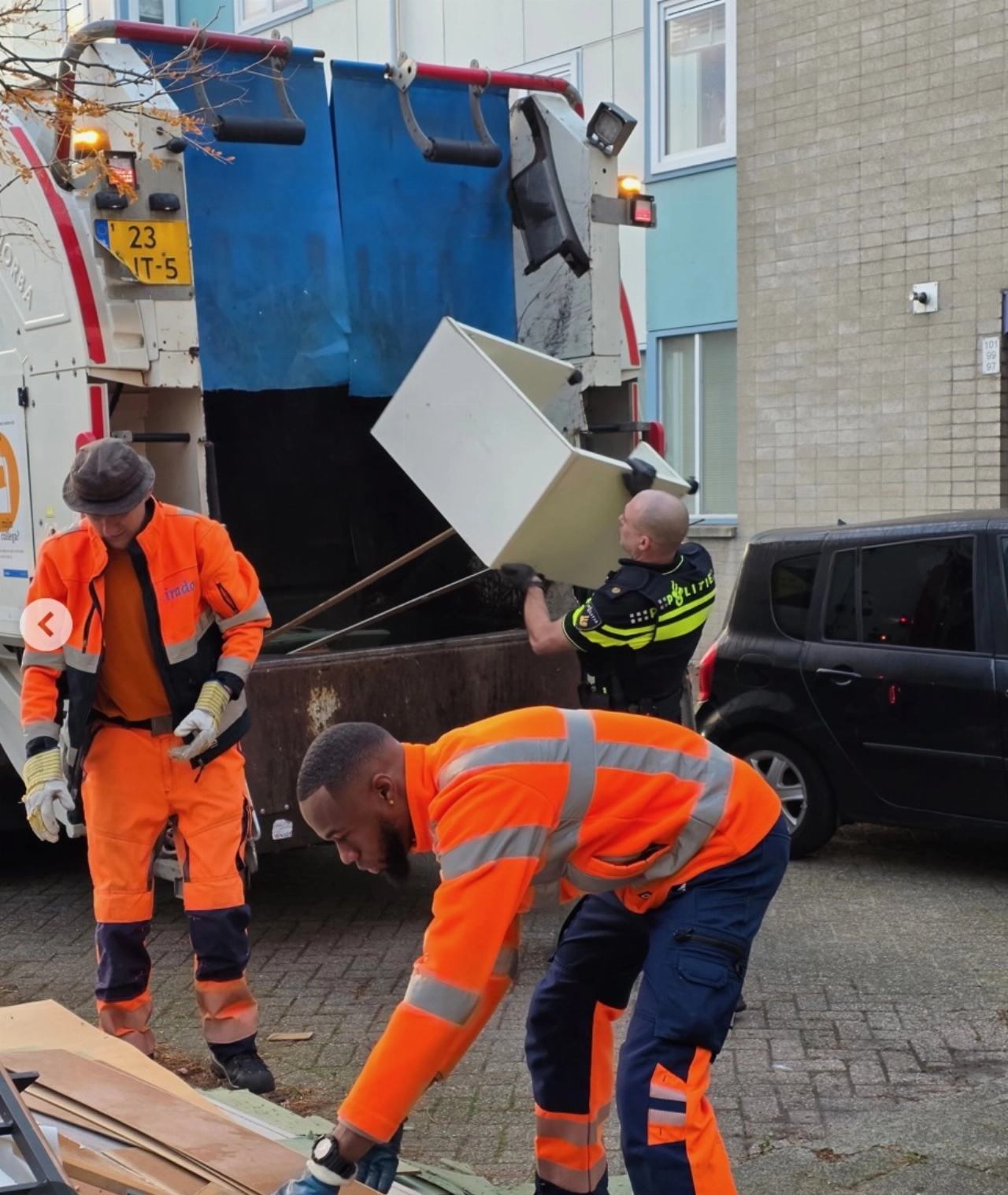 Actie Irado en politie in oost