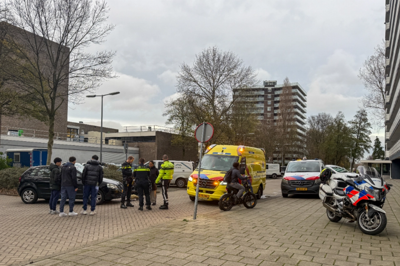 Scooterrijder gewond na aanrijding