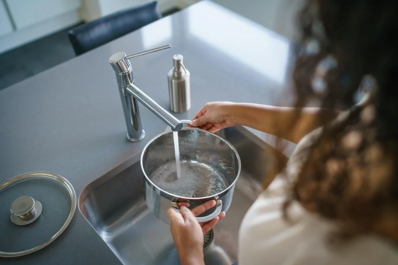Deel Schiedam-West zonder water