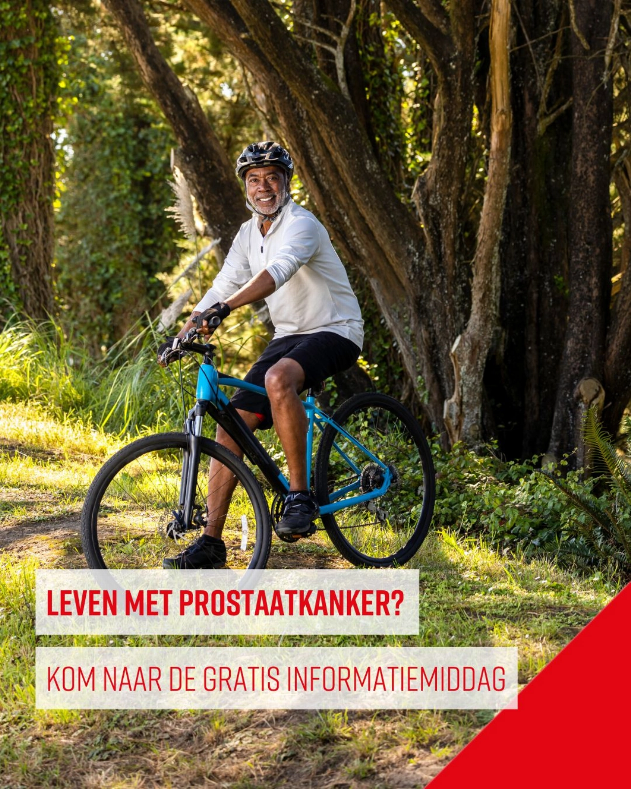 Leven met prostaatkanker? Kom naar de infobijeenkomst