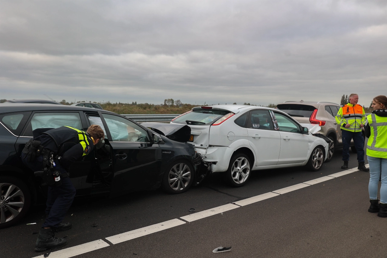 Eerste keer raak op A13/16