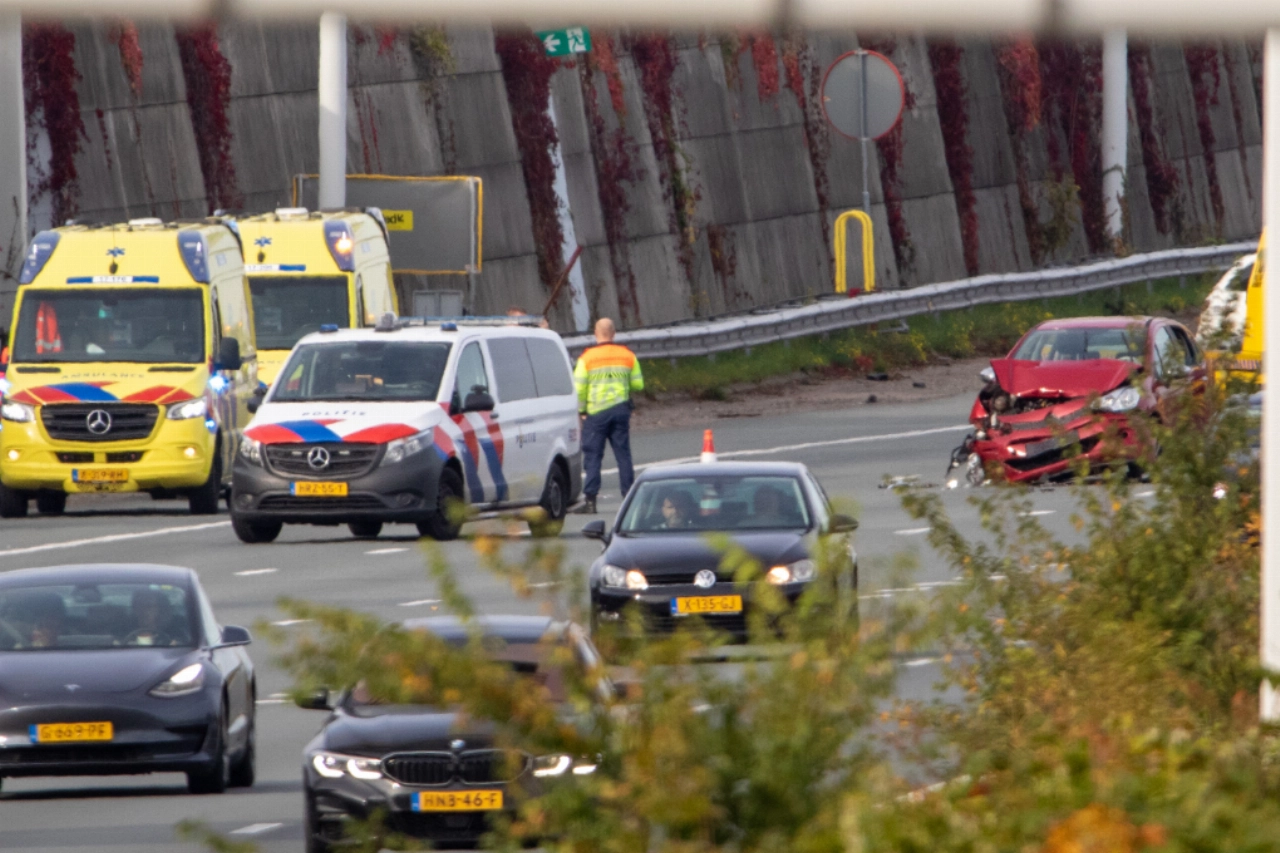 Meerdere gewonden bij aanrijding op A4