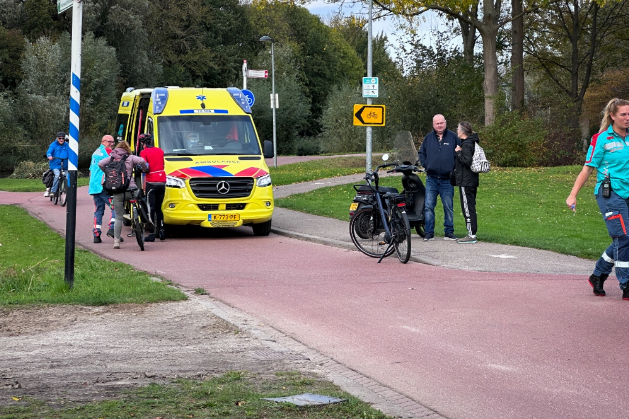 Wielrenner gewond na botsing met fietser
