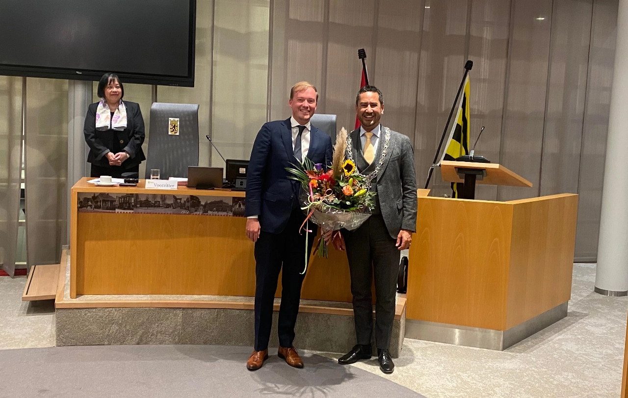 Youri Volkman nieuwe wethouder van Schiedam