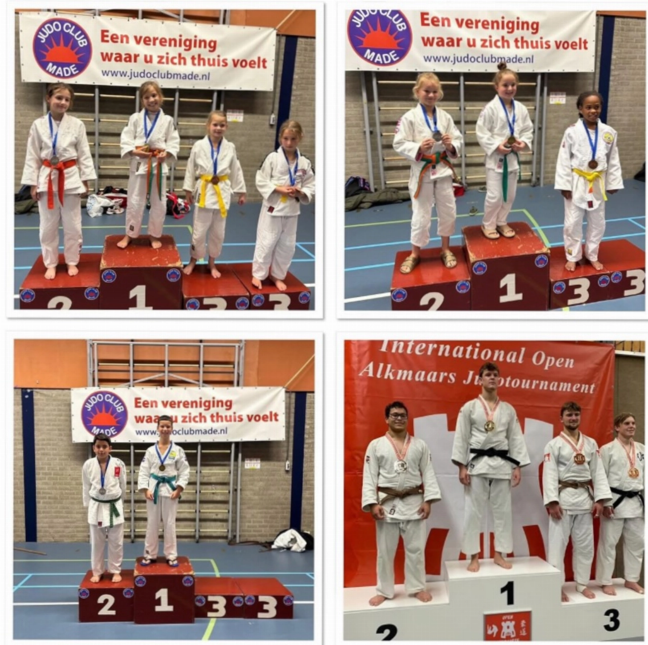 Judoka's SI goed voor vier keer winst