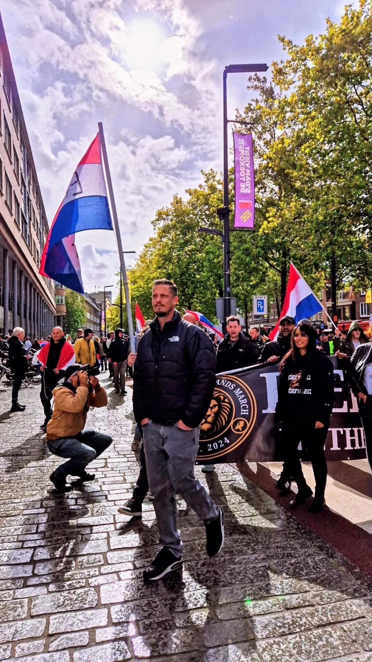 Trots overheerst bij Mark Verspeek na protest in Schiedam