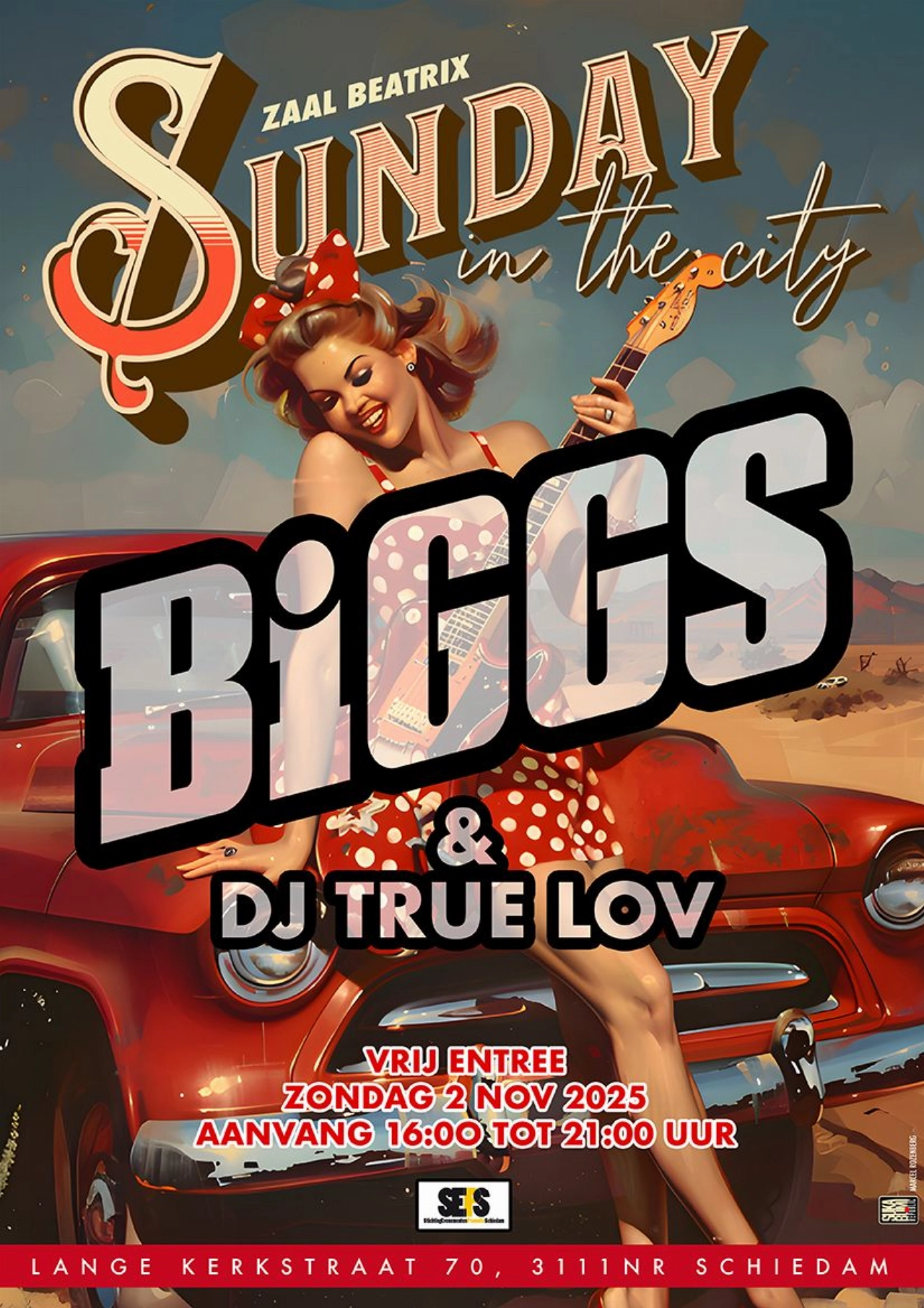 Biggs bij Sunday in the City