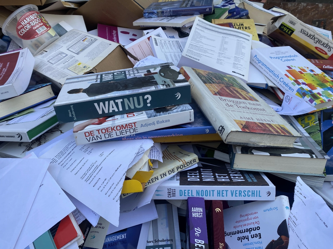 Het geluk ligt op straat