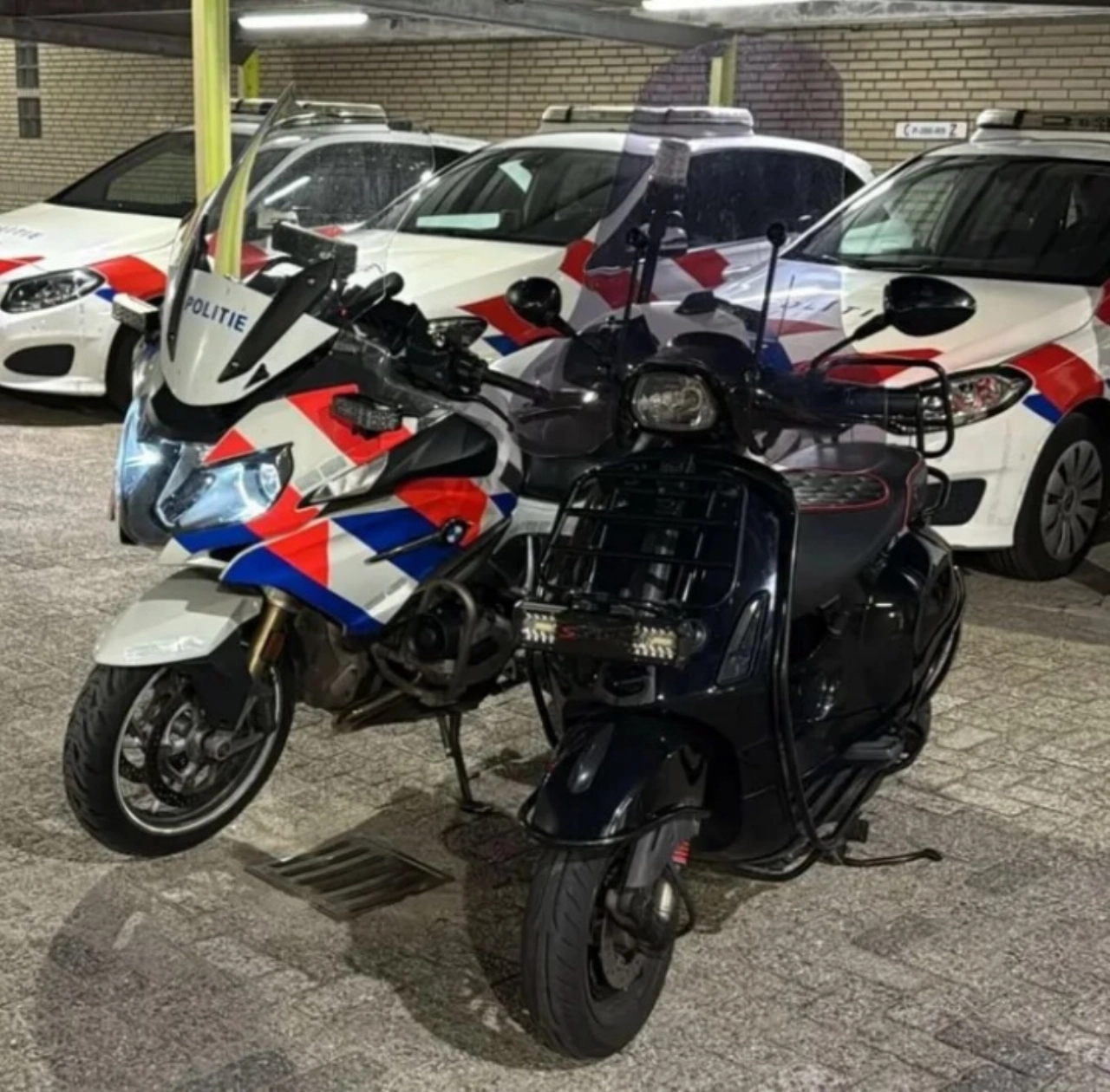 Motor in beslag genomen