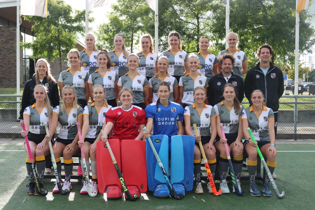 HCS-dames gelijk na spannend duel