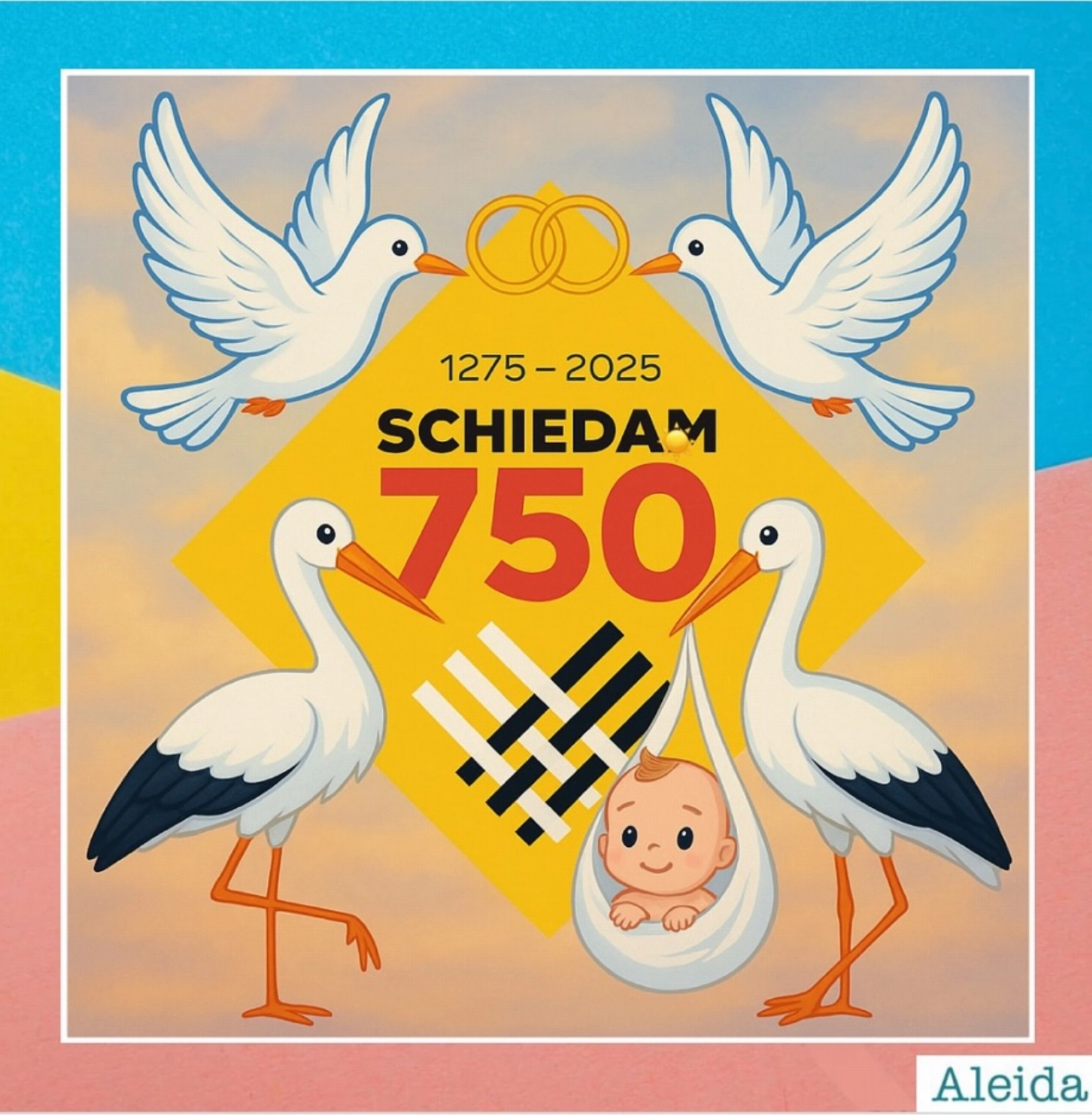 Aleida denkt aan de tortelduifjes