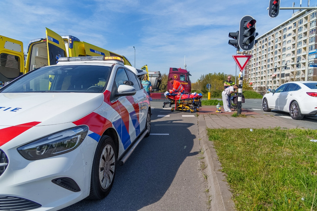 Fietser gewond bij aanrijding