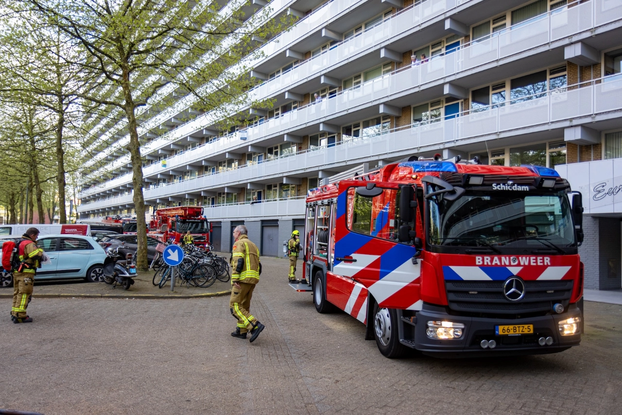 Brandweer rukt uit voor broodje in oven