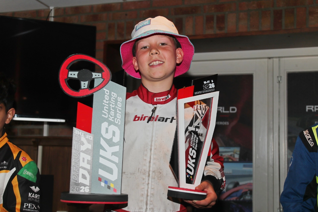 Schiedamse karter Dani (10) haalt zijn beste resultaat van het seizoen