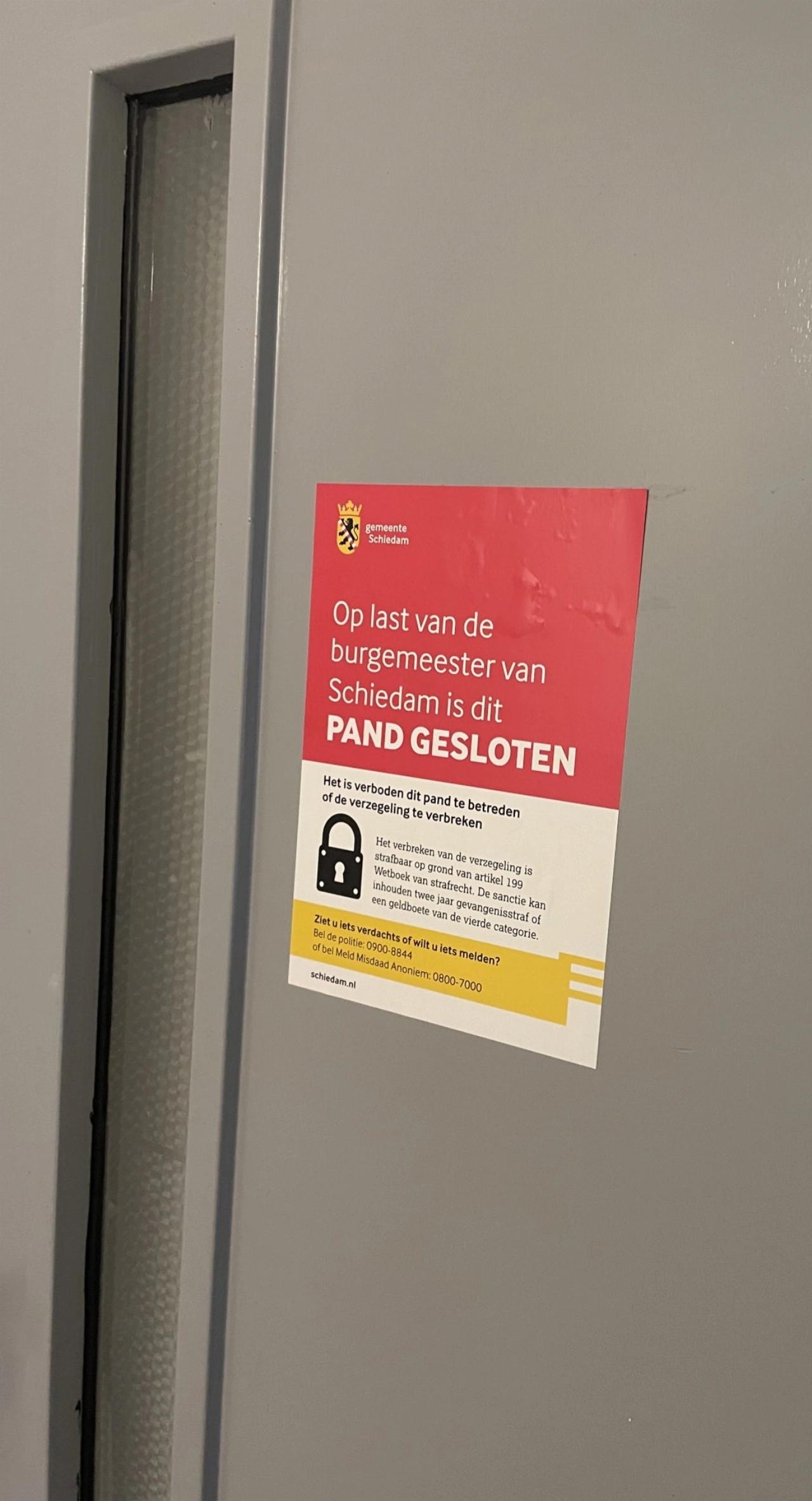 Sekshuis Hoogstraat gesloten