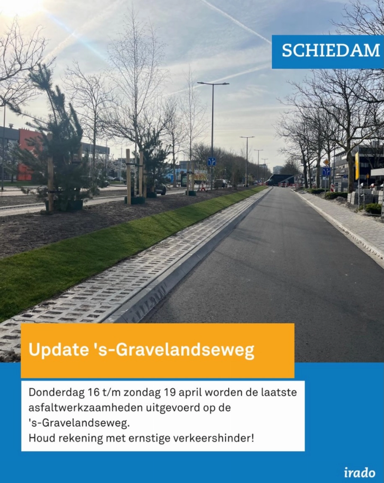 Werk aan 's-Gravelandseweg zorgt voor oponthoud