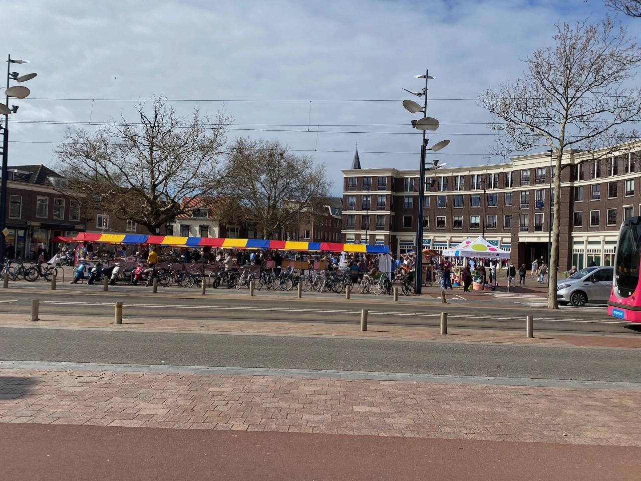 Ruilfeest onder een stralend zonnetje