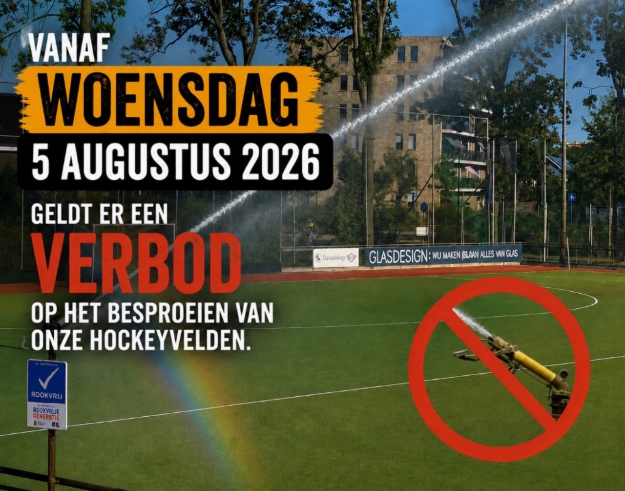 HCS kan velden niet meer bewateren