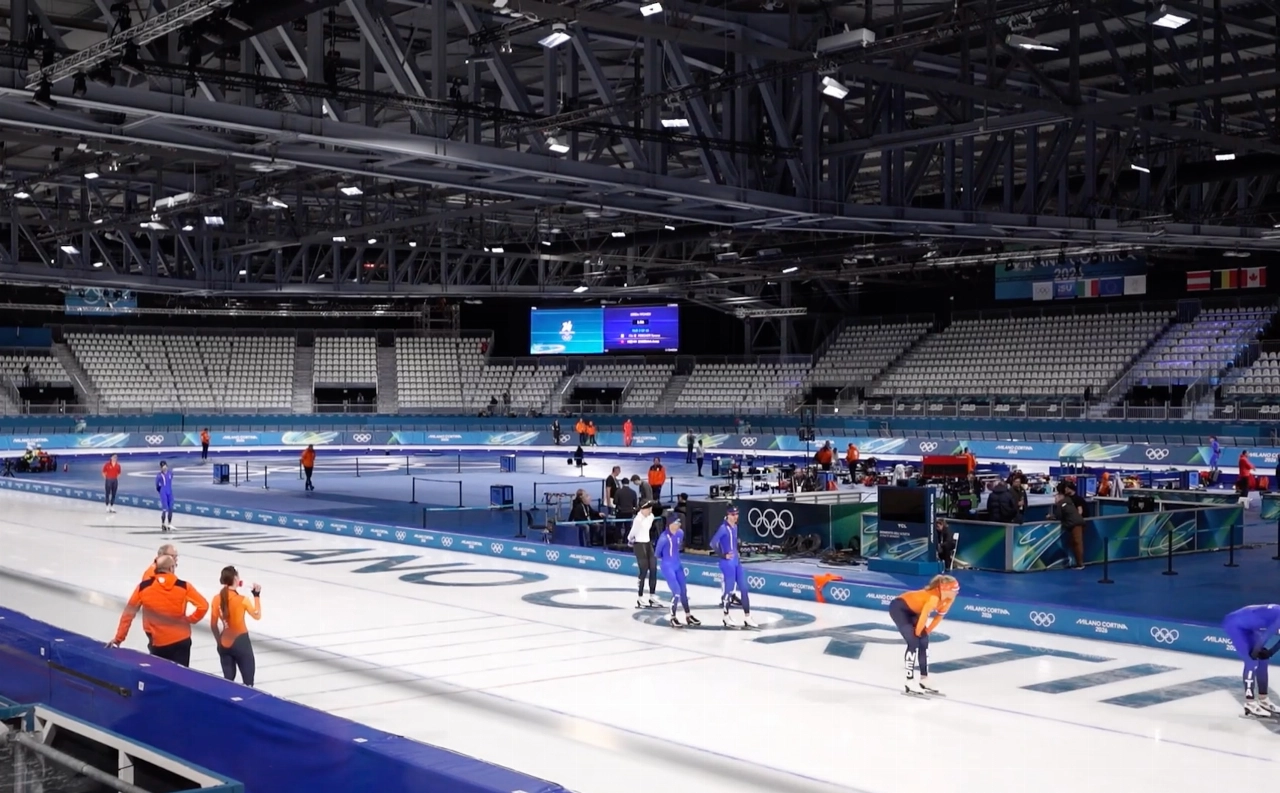 Welke Schiedammer geniet in Milaan van de spelen?