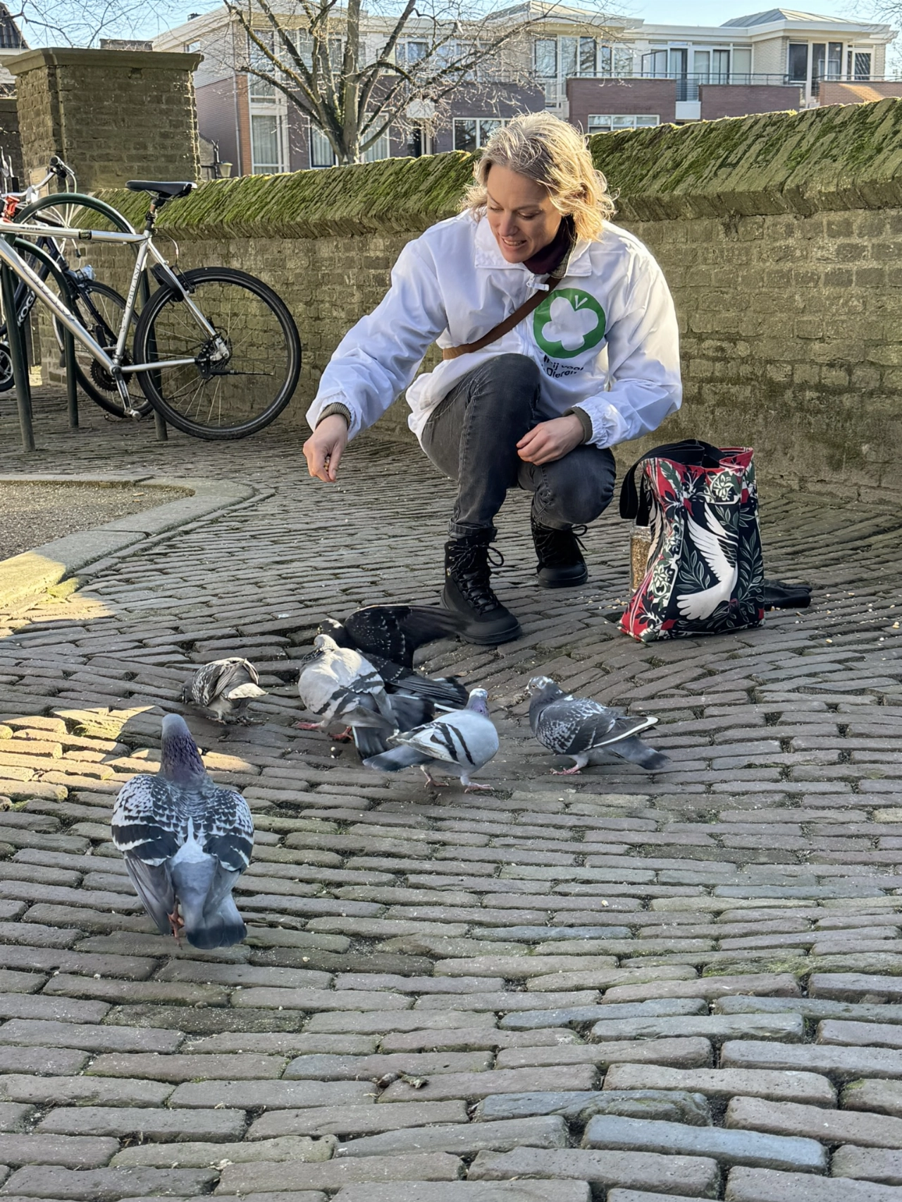 Duivenredders op expeditie in Schiedam