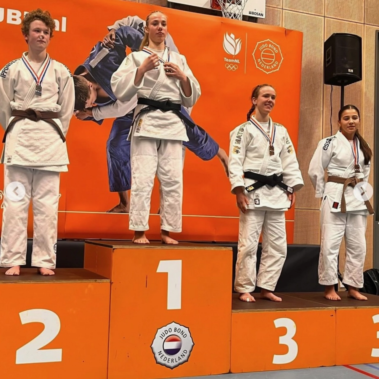 Vier keer prijs voor judoka's Sportinstituut Schiedam