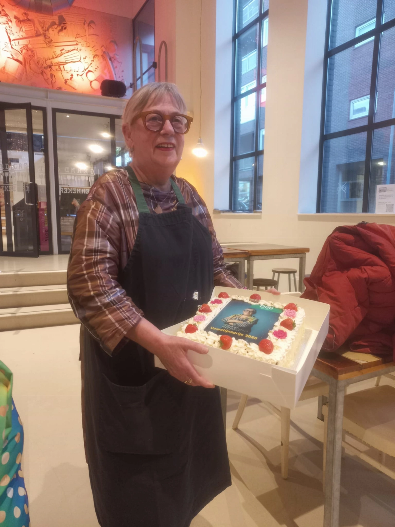 Ine Elderkamp in het zonnetje gezet