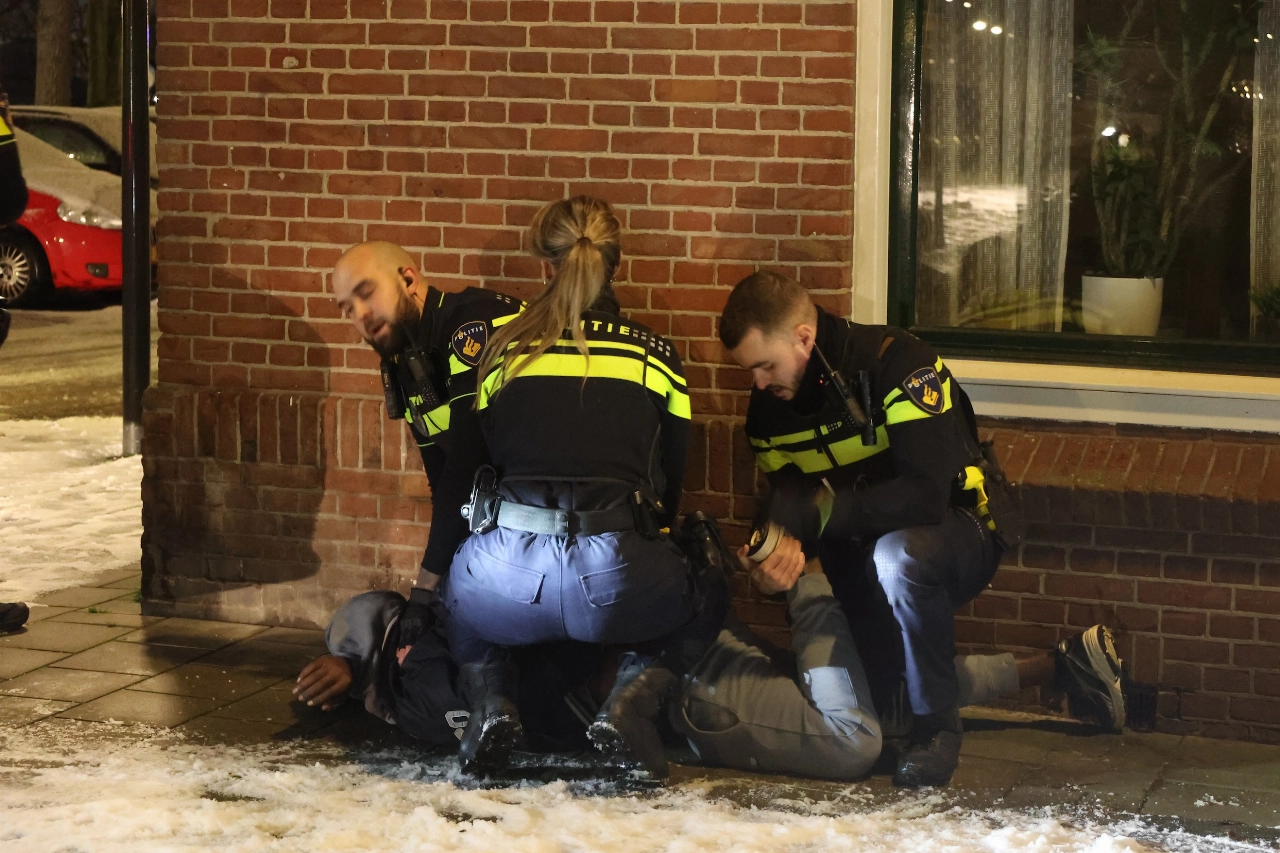 Aanhouding na melding woningoverval