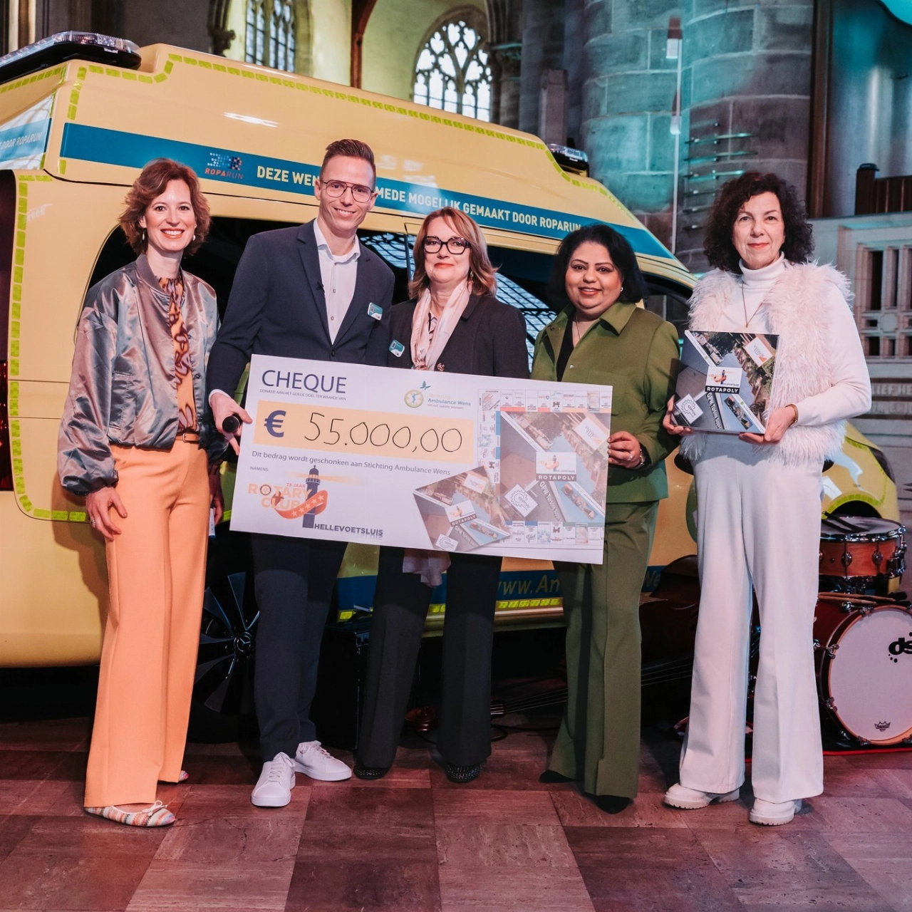 Feest bij Ambulancewens