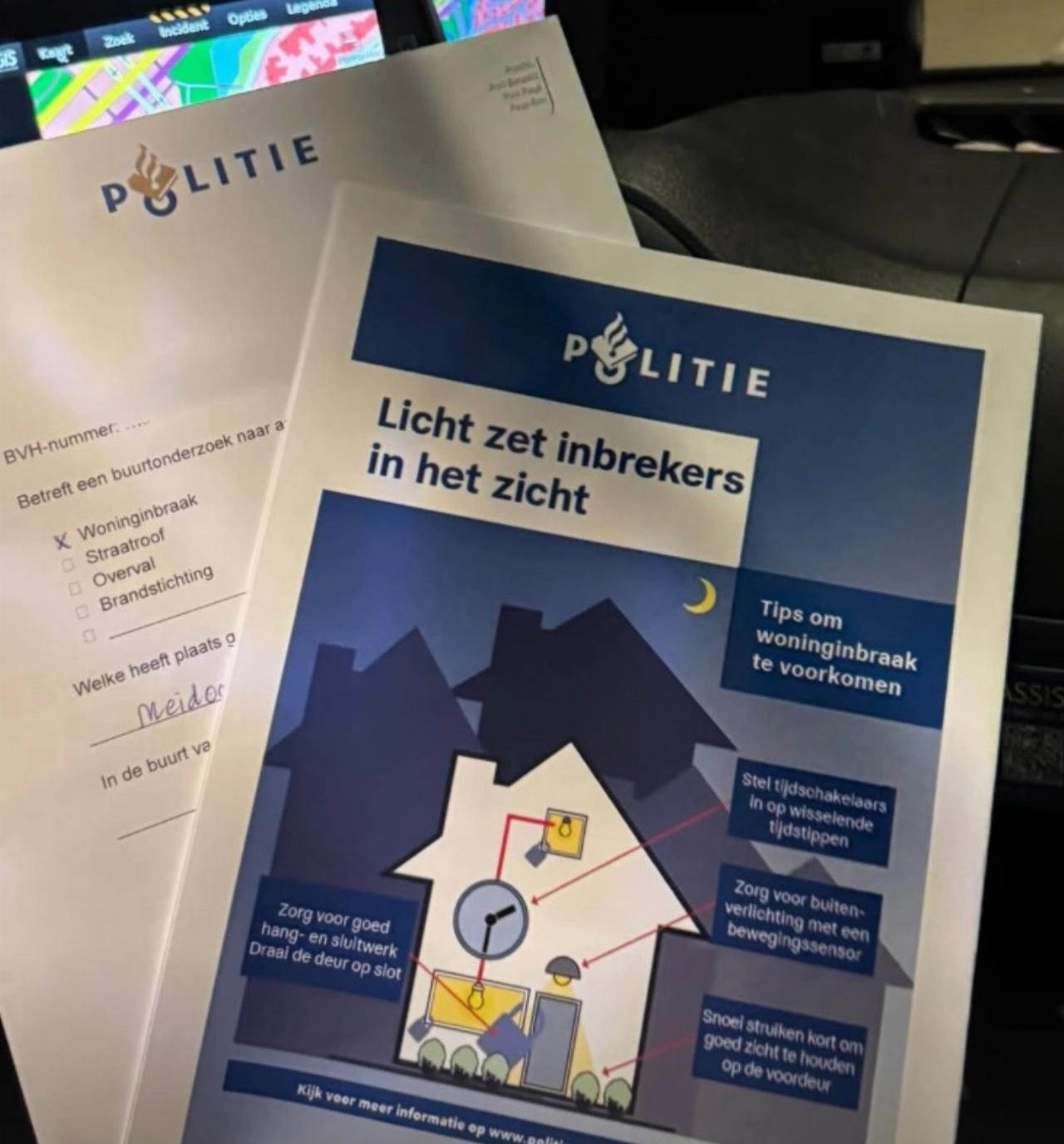 Politie waarschuwt tegen woning- en autoinbraken