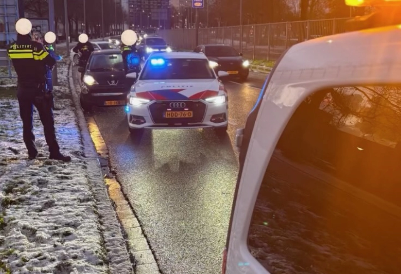Verdachte klemgereden na achtervolging