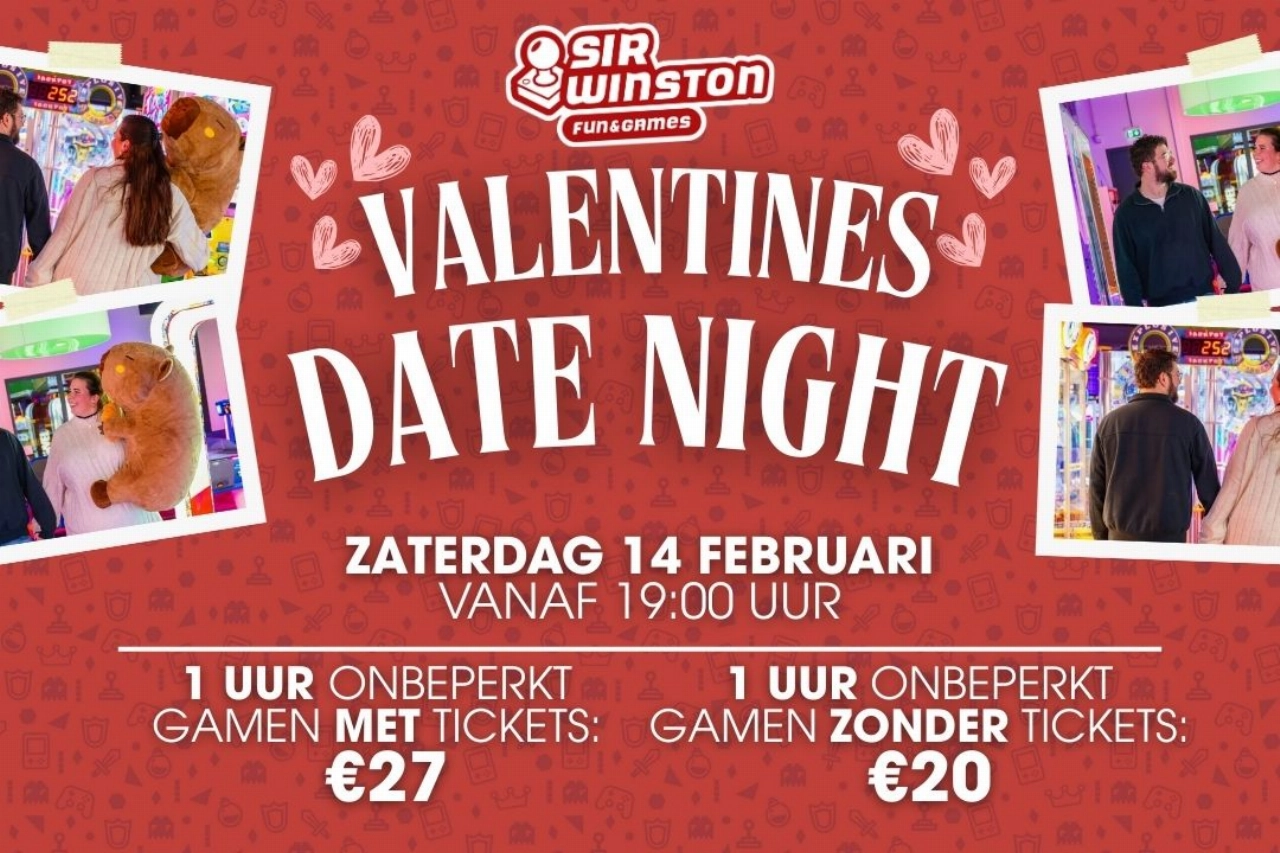 Bezorg jouw Valentijn topavond bij SirWinston Fun&Games