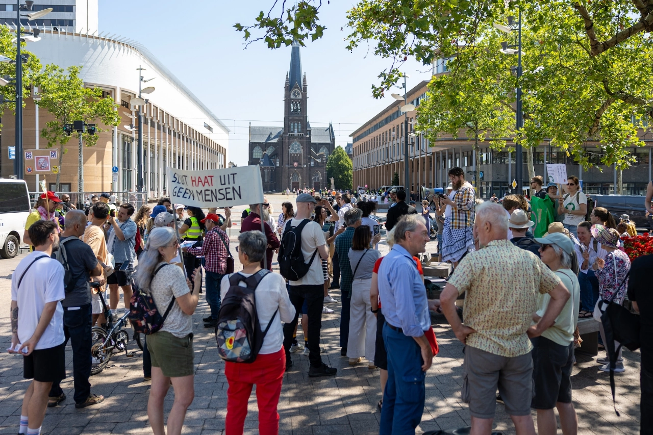 Twee demonstraties in het centrum
