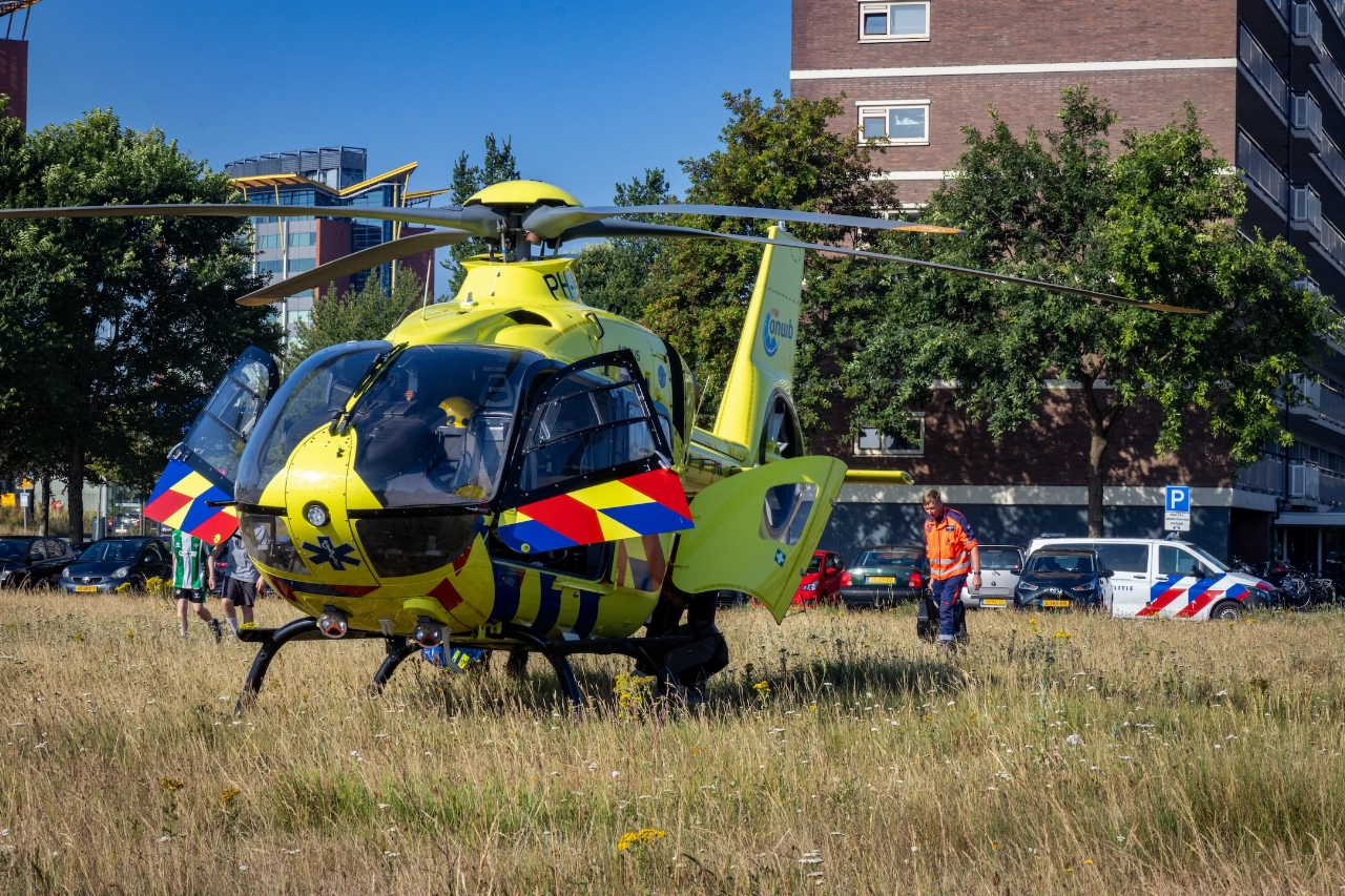 Traumahelikopter ingezet voor hulpverlening op straat