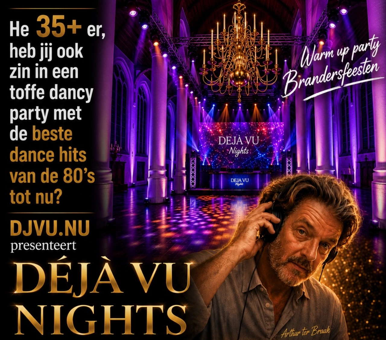 Schiedam krijgt nieuw 35+-dancefeest in Grote Kerk