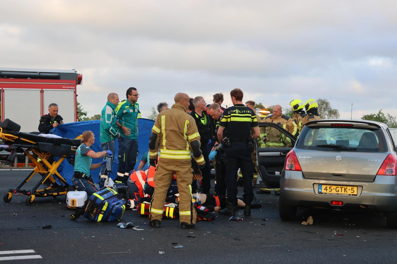 Ongeval op A13 eist dodelijk slachtoffer