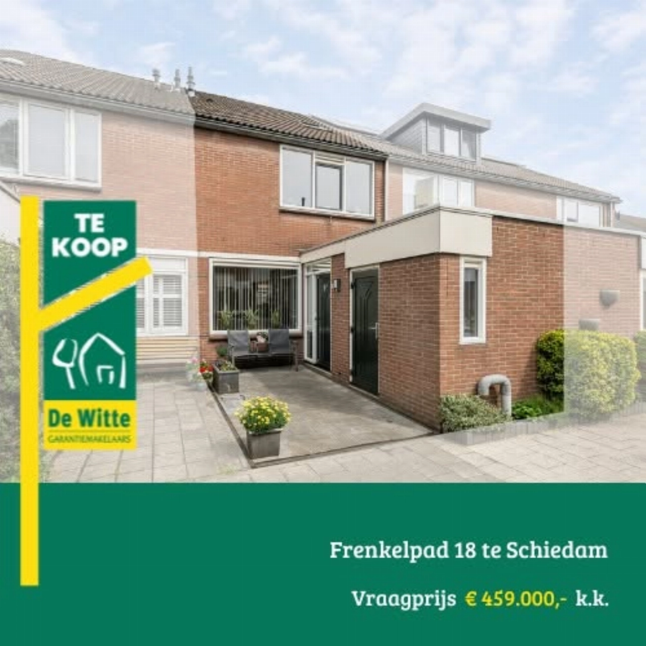 Te koop via De Witte Garantiemakelaars: Frenkelpad 18