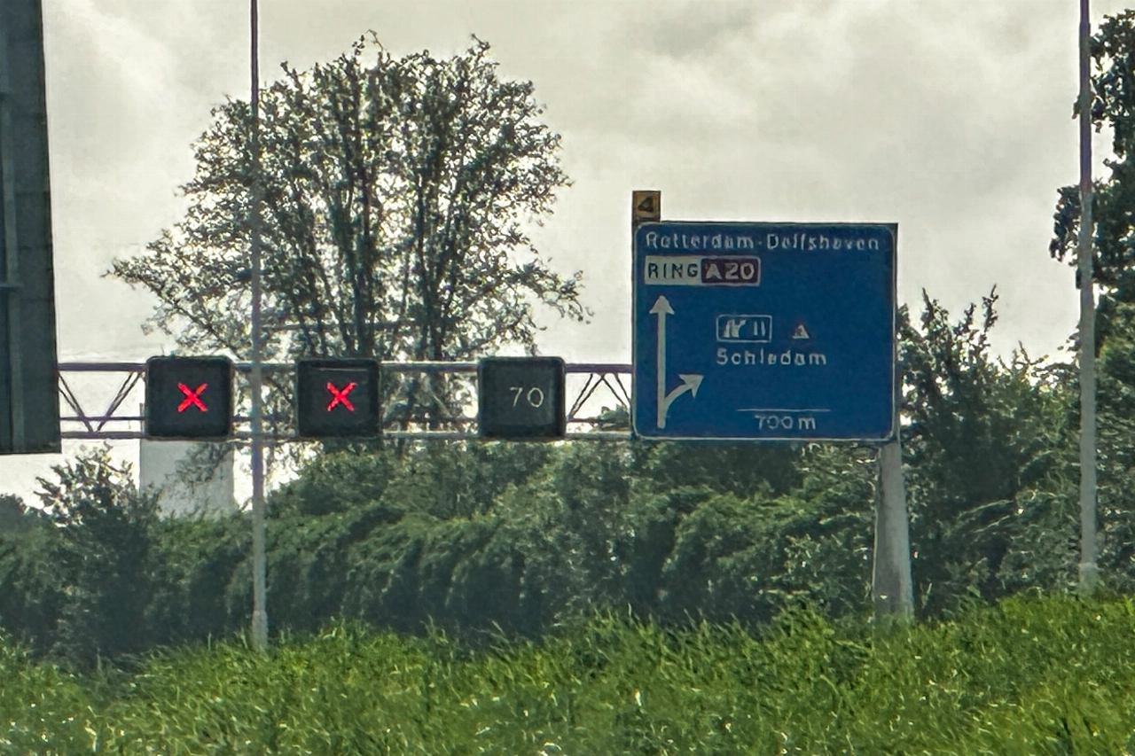 Lange files door ongeval