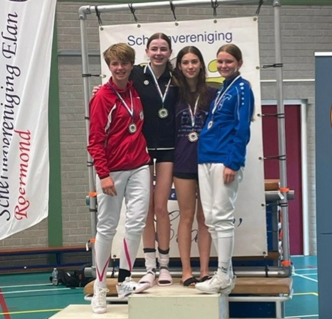 Twee keer goud en twee keer brons voor Trefpunt op NK-jeugd
