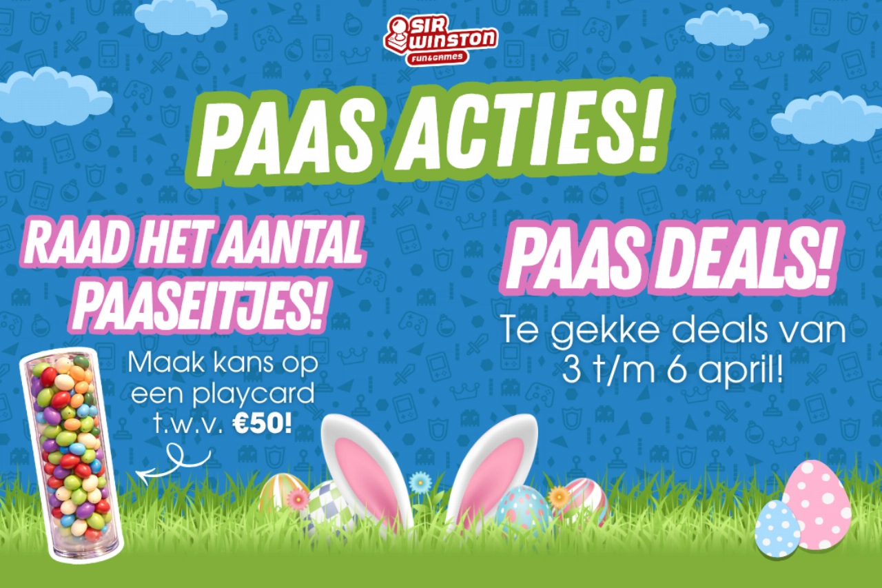 Beleef een onvergetelijk Pasen bij Sir Winston Fun & Games!