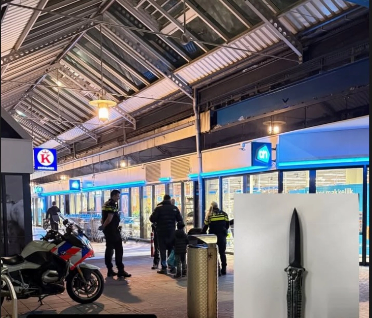 Mes aangetroffen bij preventief fouilleren